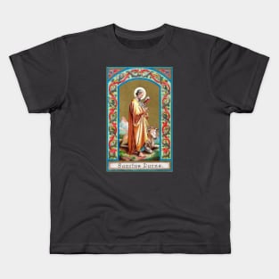 Saint Luke the Evangelist Holy Card Kids T-Shirt